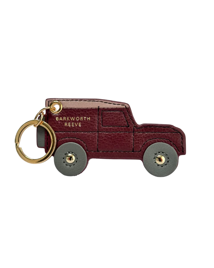4X4 Keyring - Burgundy & Pink