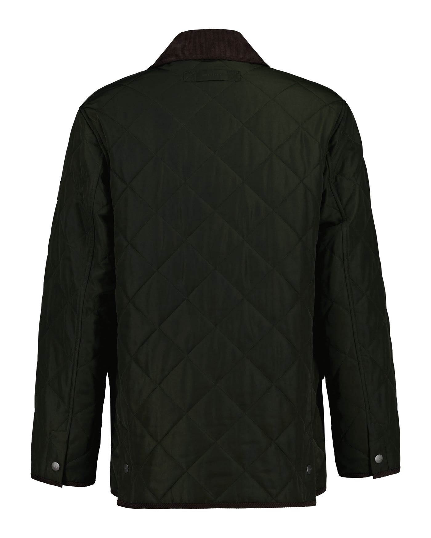 Men's Quilted Fleece Jacket - Dark Moss Green (Green Lagoon)