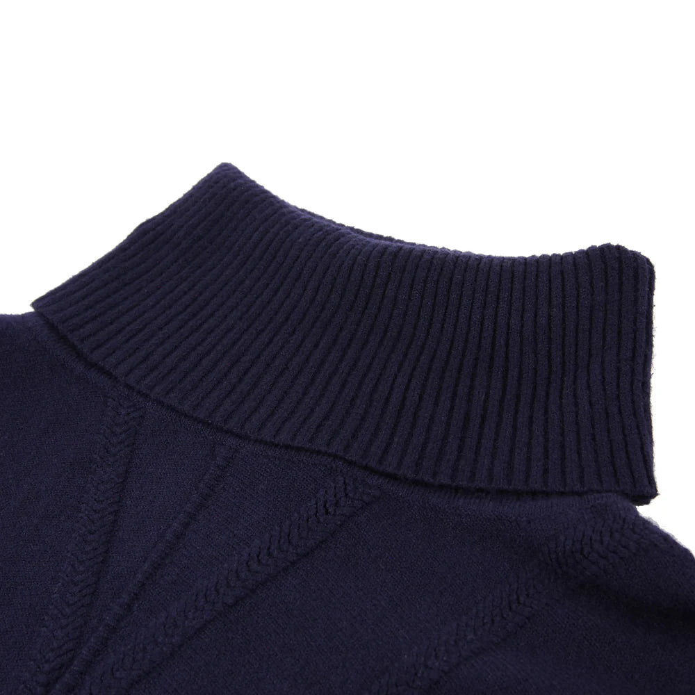 Cable Knit Jumper - Black