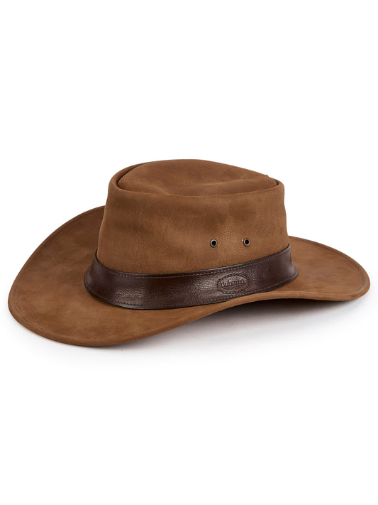 Finlay Leather Hat - Walnut
