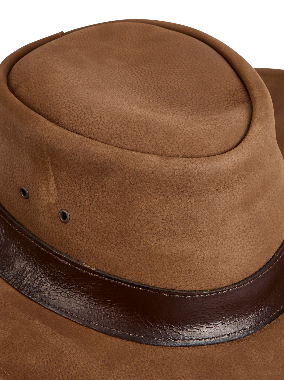 Finlay Leather Hat - Walnut