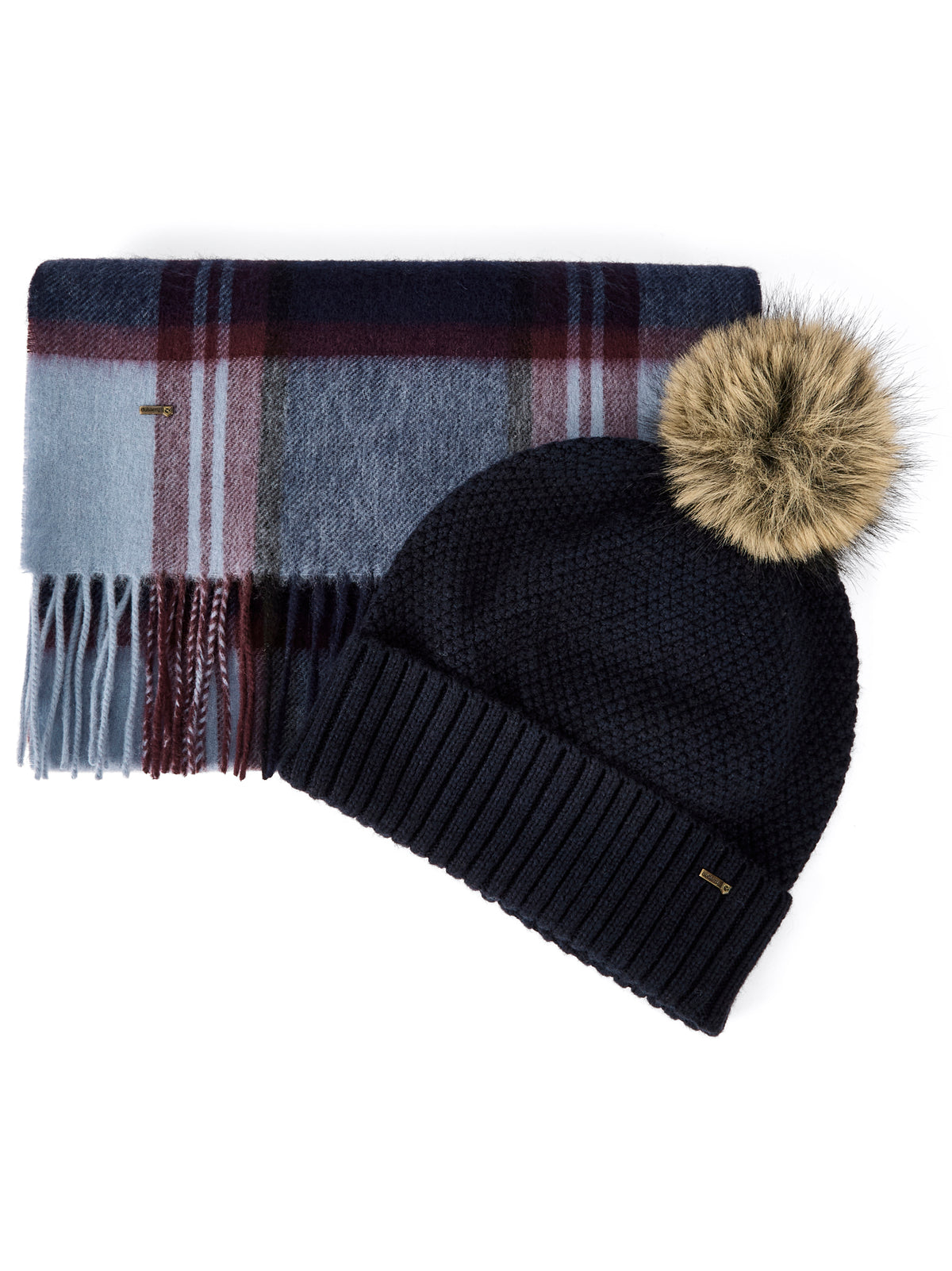 Newbawn Hat & Scarf Set - Navy