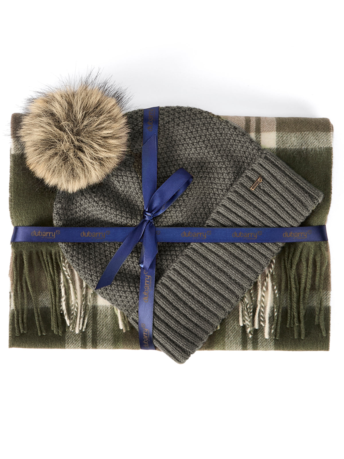 Newbawn Hat & Scarf Set - Dusky Green