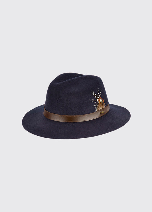 Gallagher Felt Hat - Navy