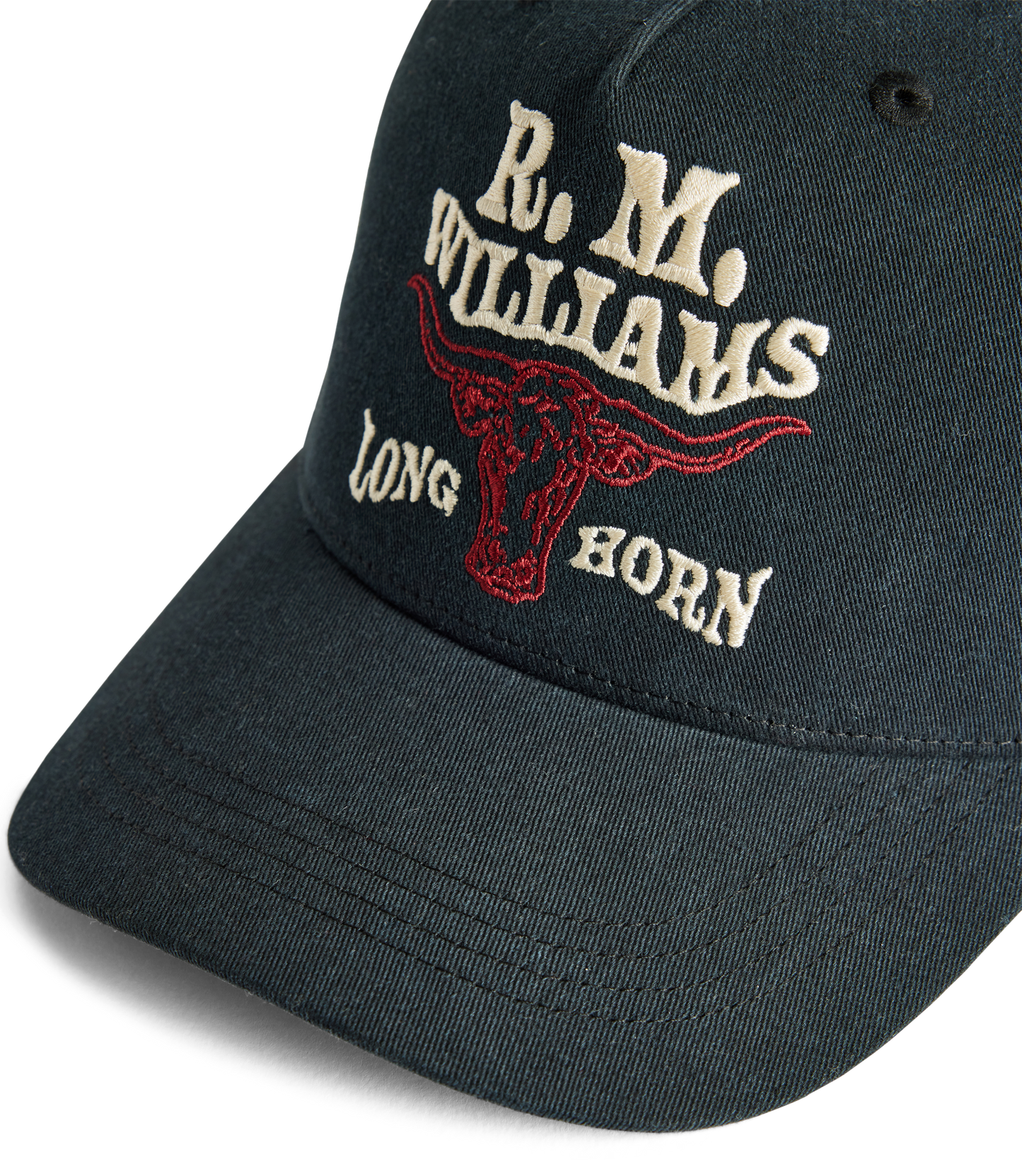 R.M.W Longhorn Trucker Cap - Black Wash