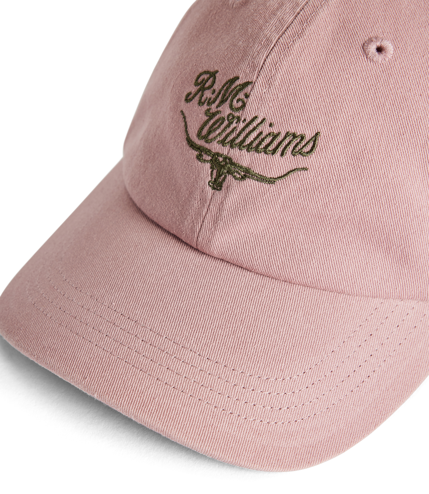Script Longhorn Cap - Mauve