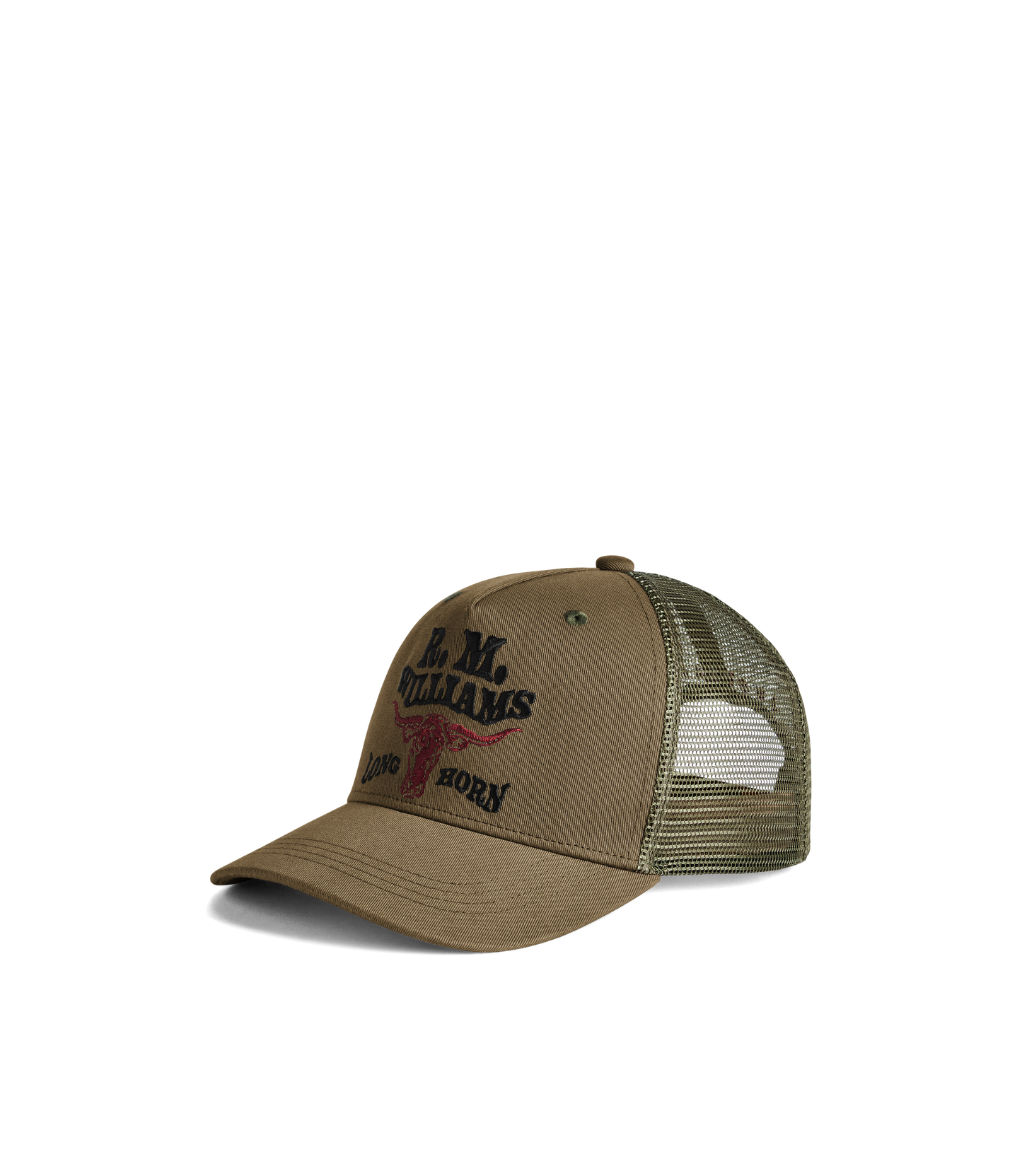 R.M.W Longhorn Trucker Cap - Dark Olive