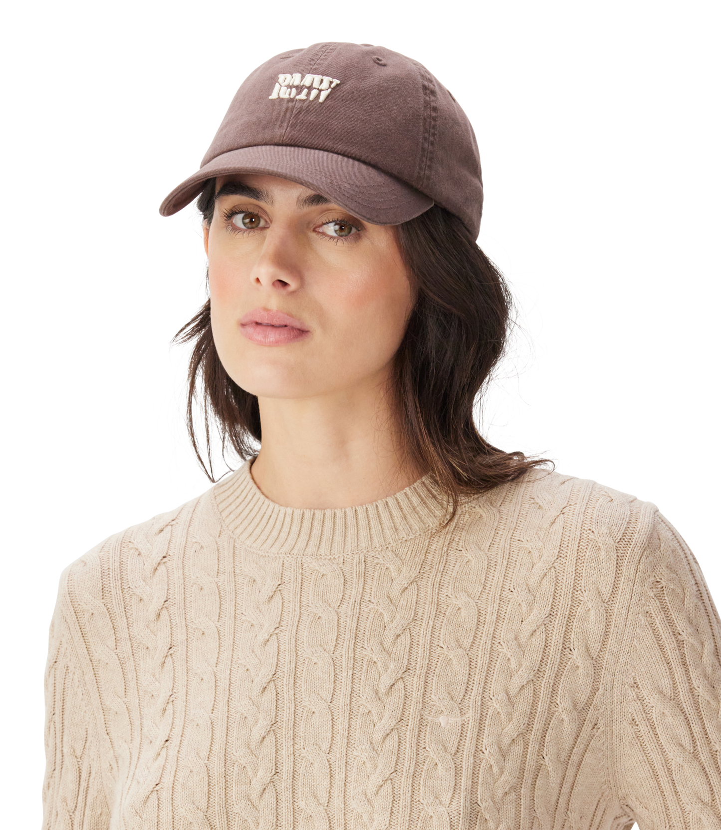 Branded Twill Cap Hot Fudge