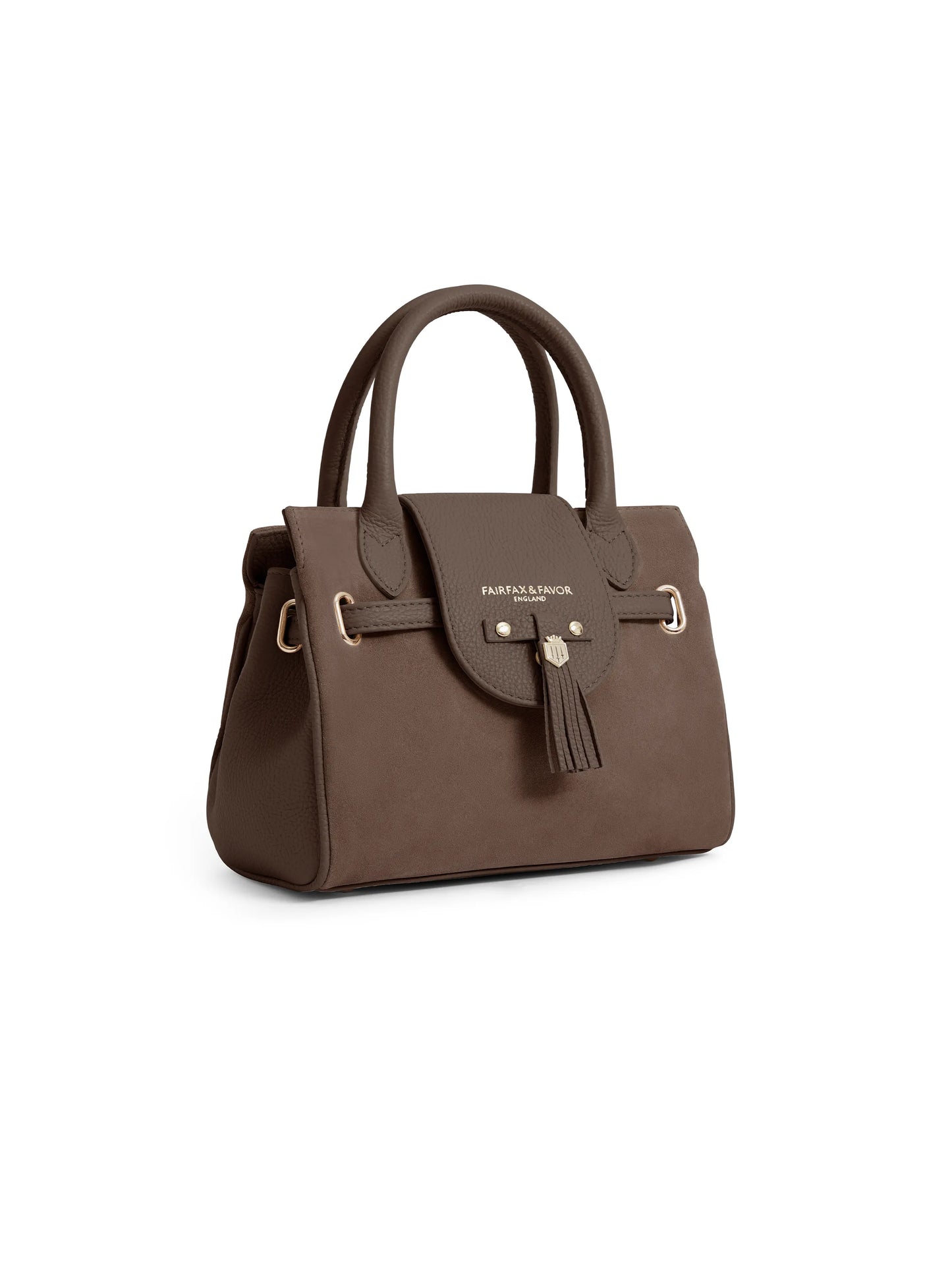 Mini Windsor Handbag - Fog Suede