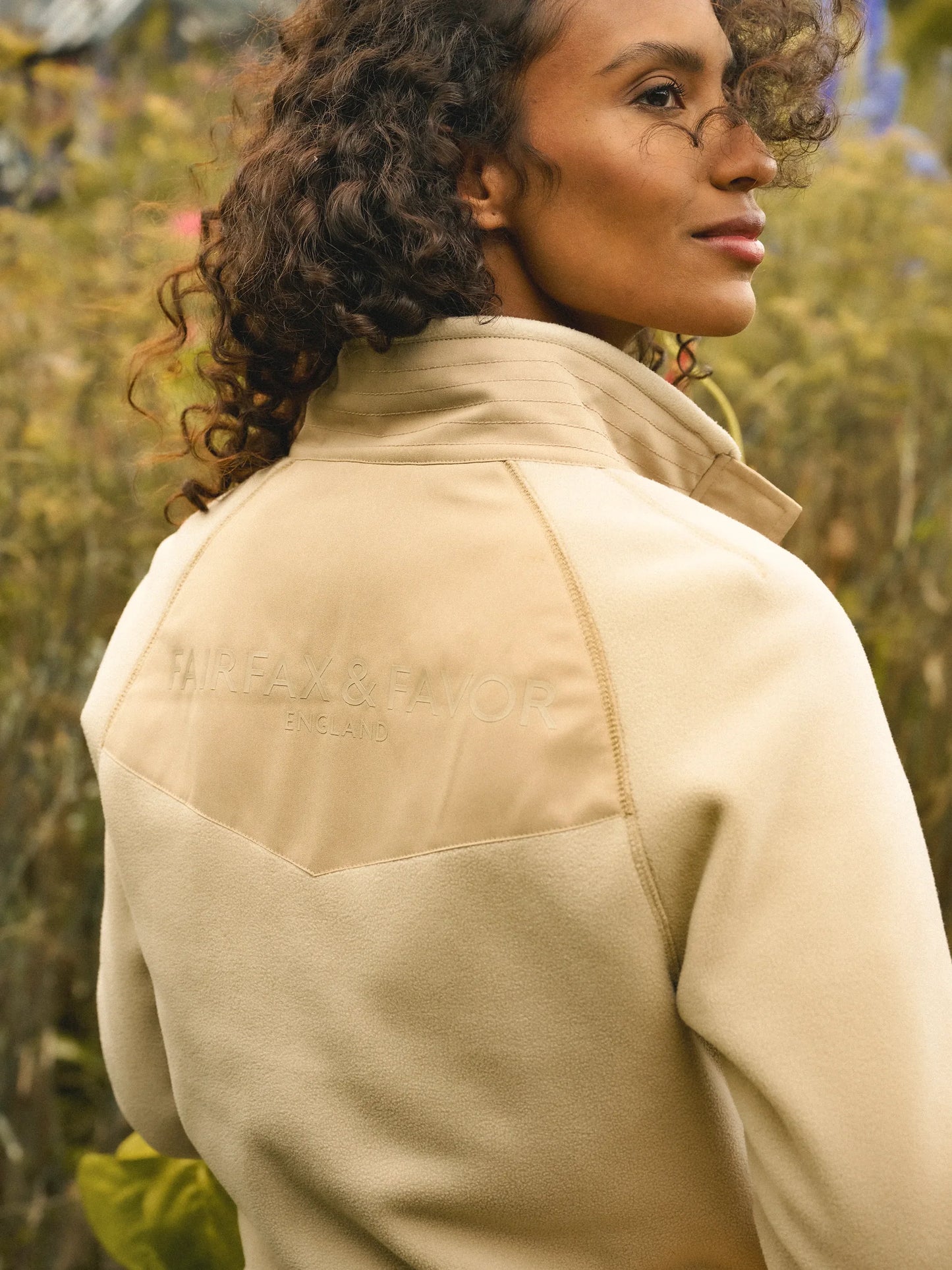 Aria 1/4 Zip Fleece - Oatmeal