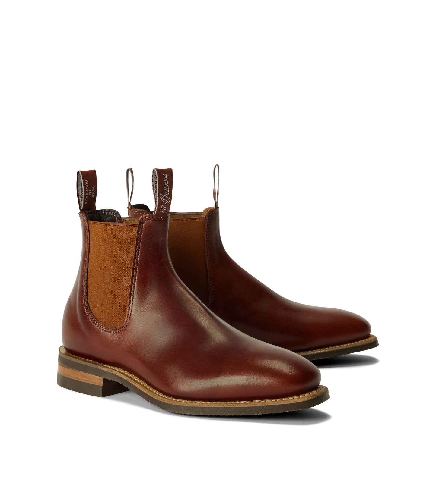Comfort Craftsman Boot - Mid Brown/Saddle