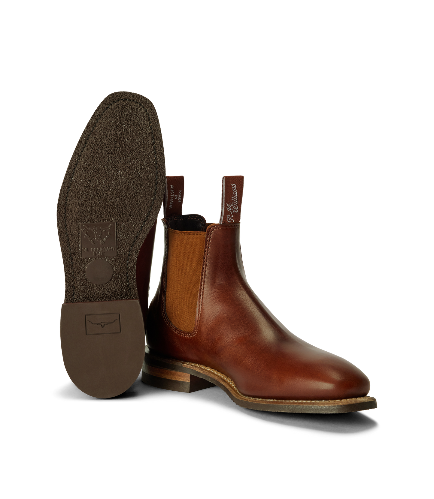 Comfort Craftsman Boot - Mid Brown/Saddle