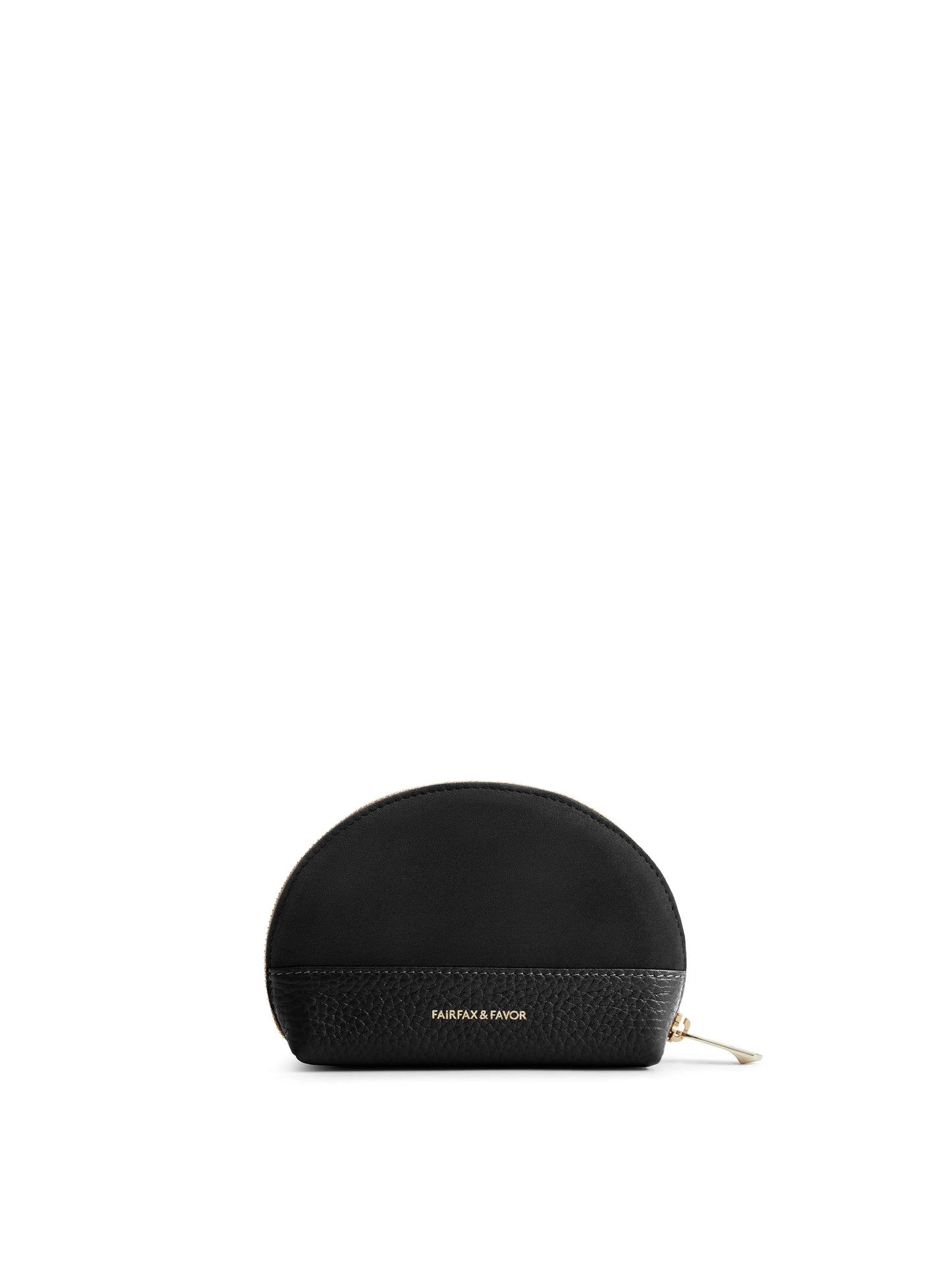 Chiltern Coin Purse - Black Suede