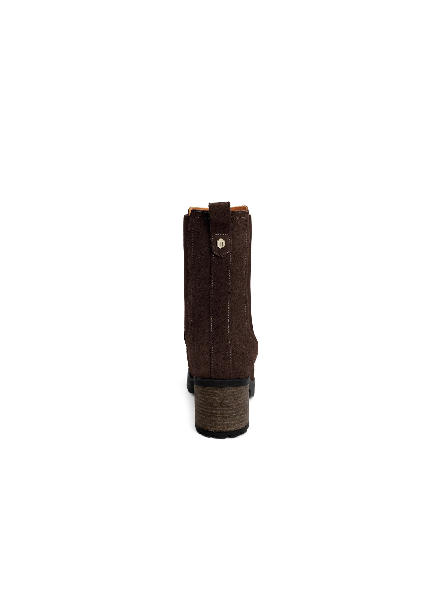 Heeled Boudica - Chocolate Suede