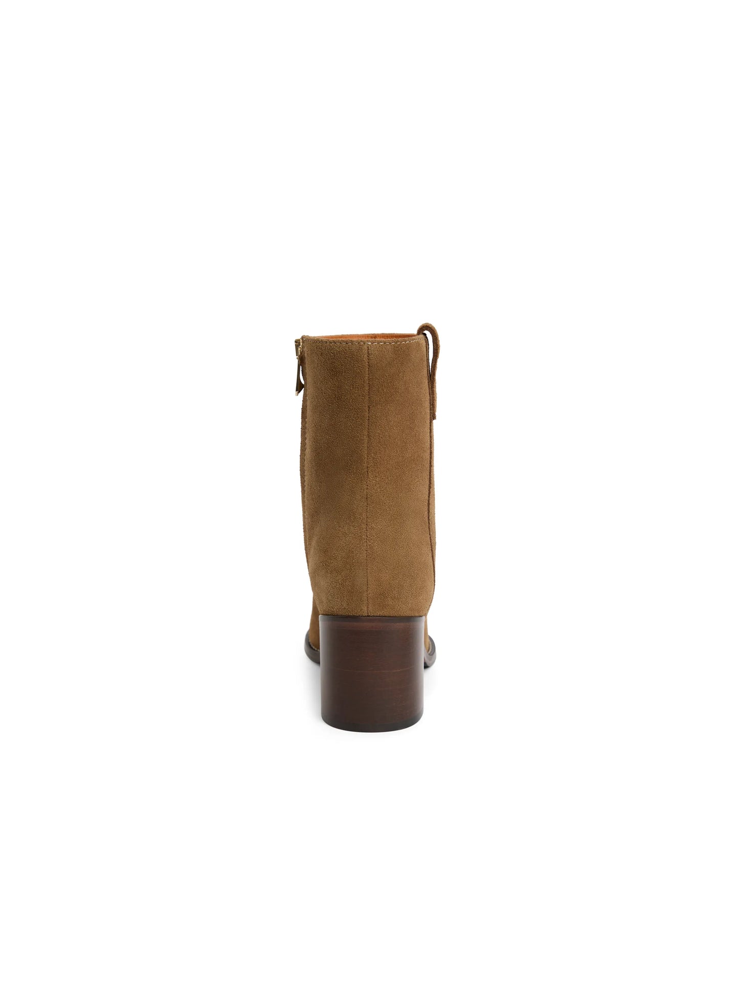 Heeled Ludlow Ankle Boot - Tan Suede