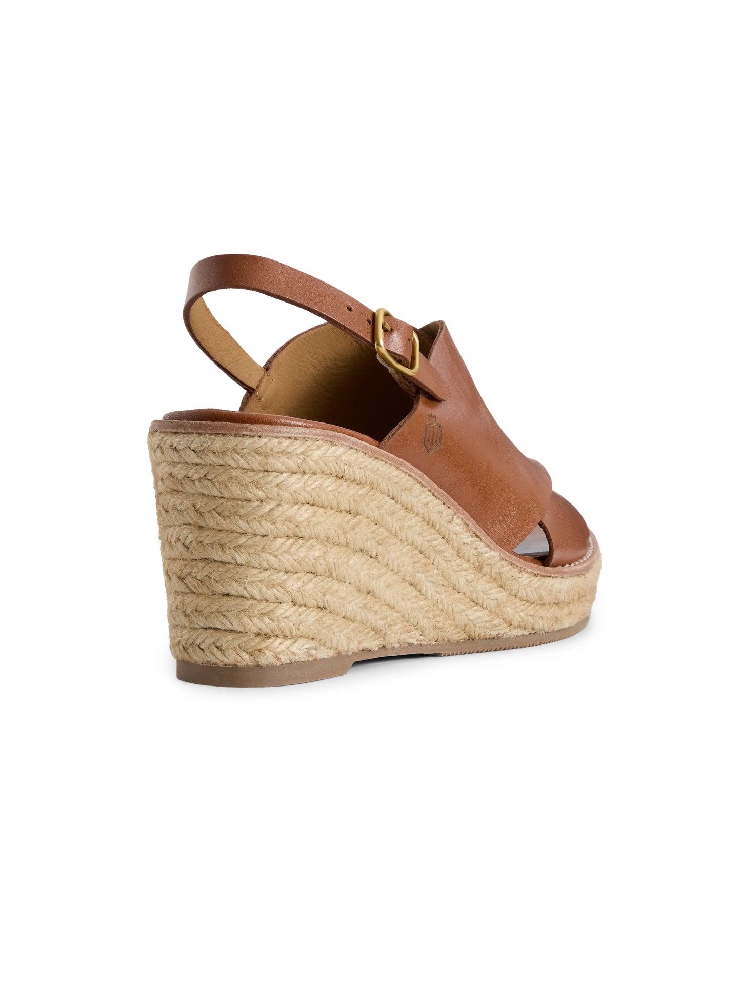 Morella Wedge - Tan Leather