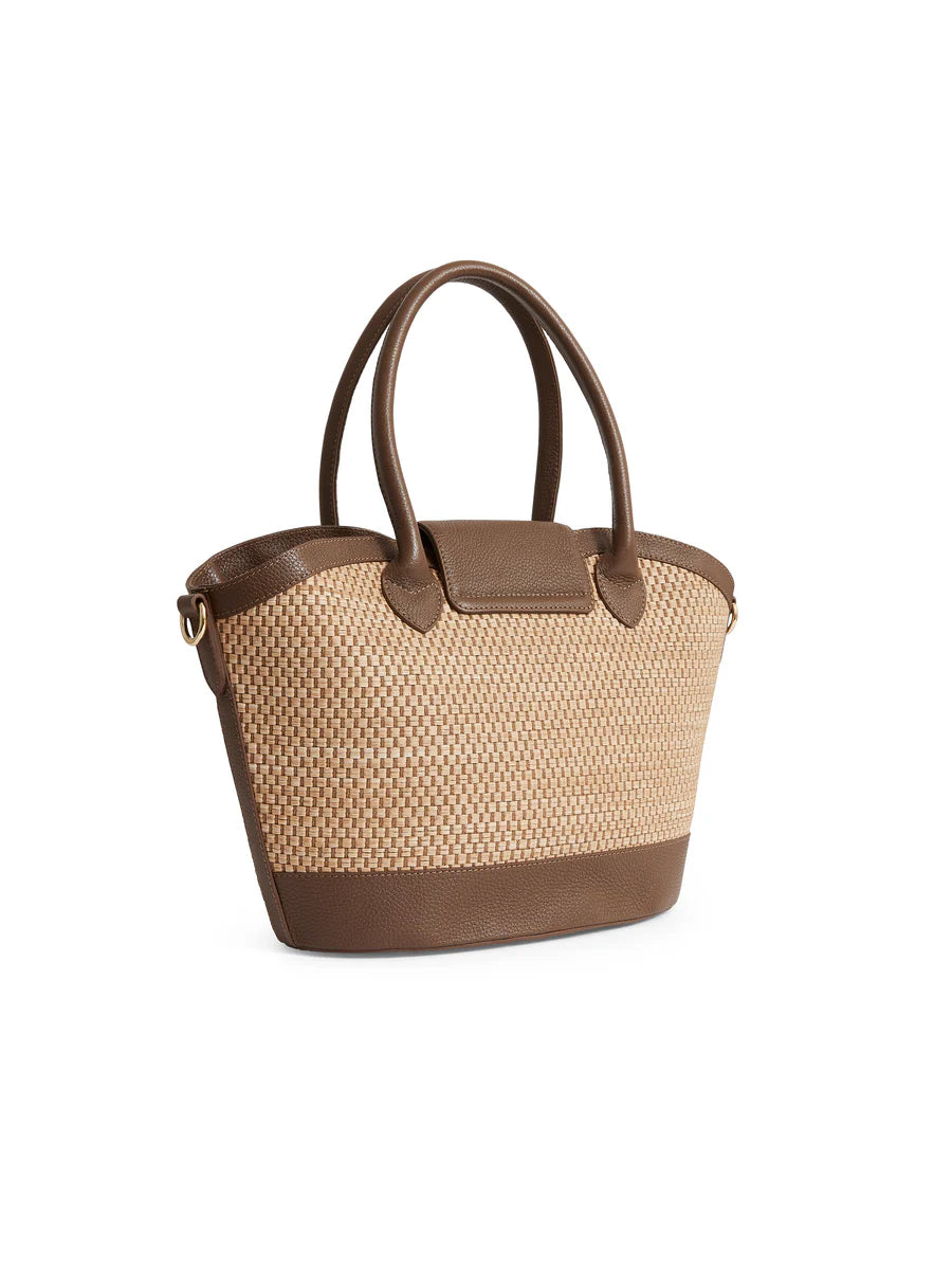 Windsor Basket Bag - Tan Leather