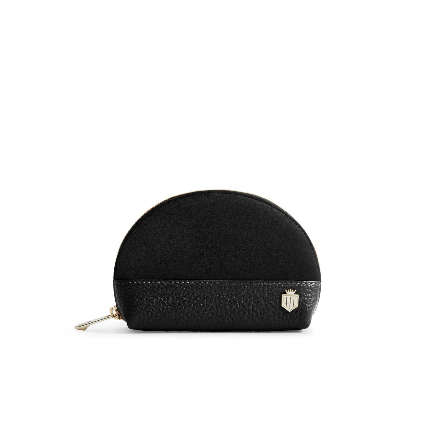 Chiltern Coin Purse - Black Suede