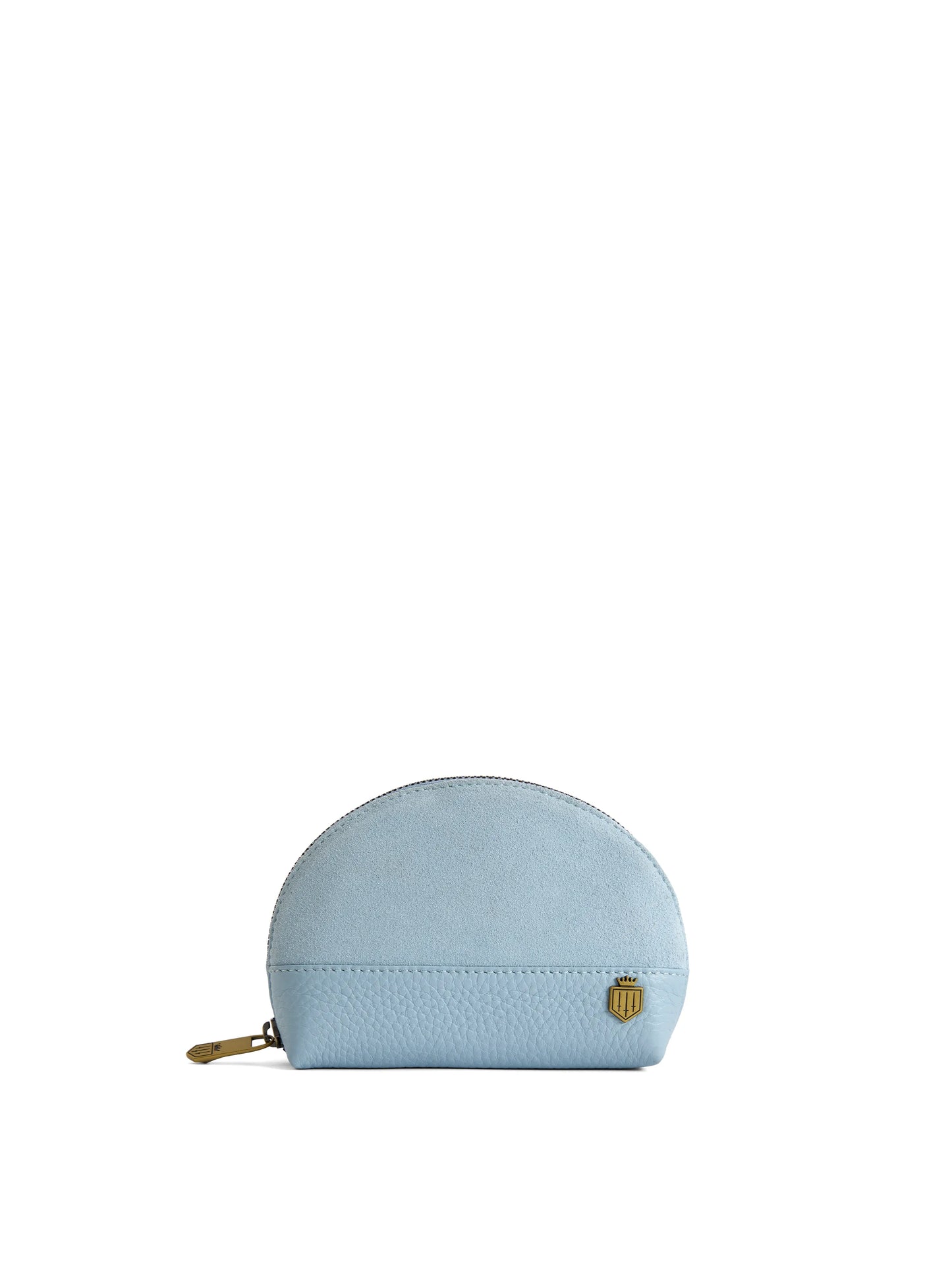Chiltern Coin Purse - Sky Blue Suede
