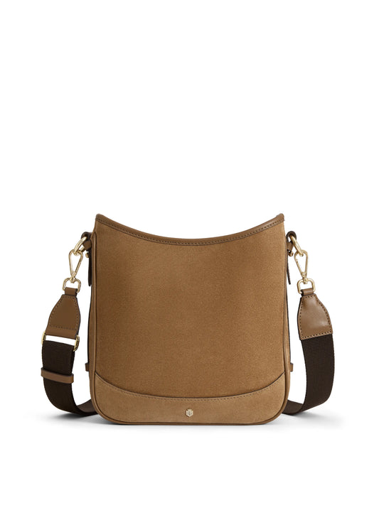 Dartmoor Messenger Bag - Tan Suede