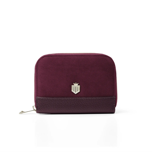 Mini Salisbury Purse - Elderberry Suede
