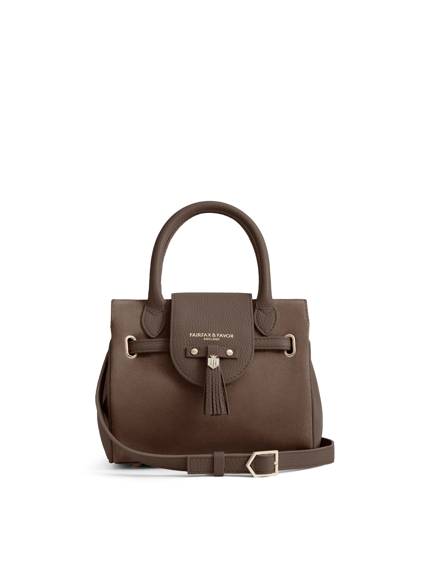 Mini Windsor Handbag - Fog Suede