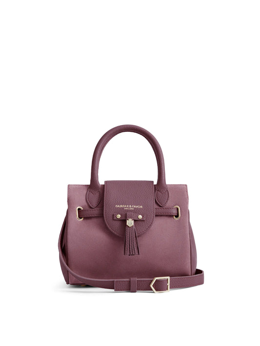 Mini Windsor Handbag - Heather Suede