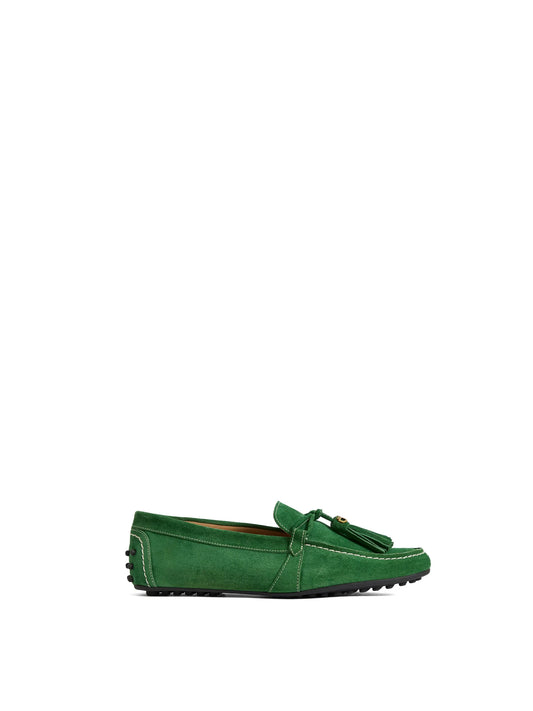 Rutland Driver - Clover Green Suede