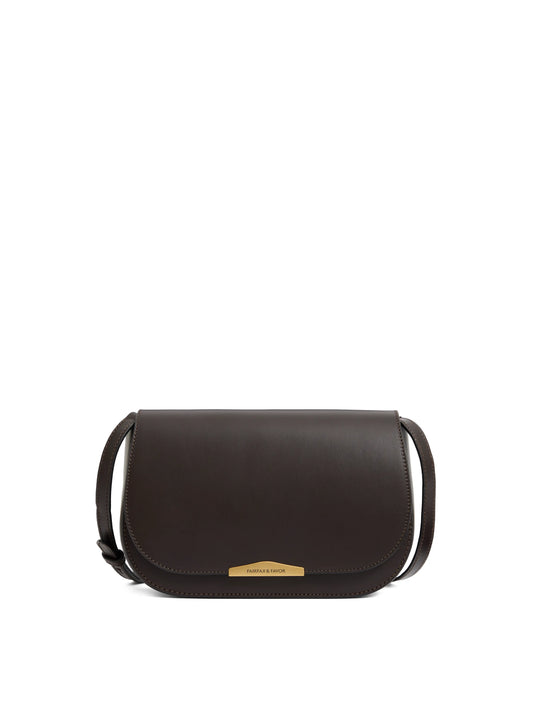 Rye Cross Body Bag - Mahogany Leather