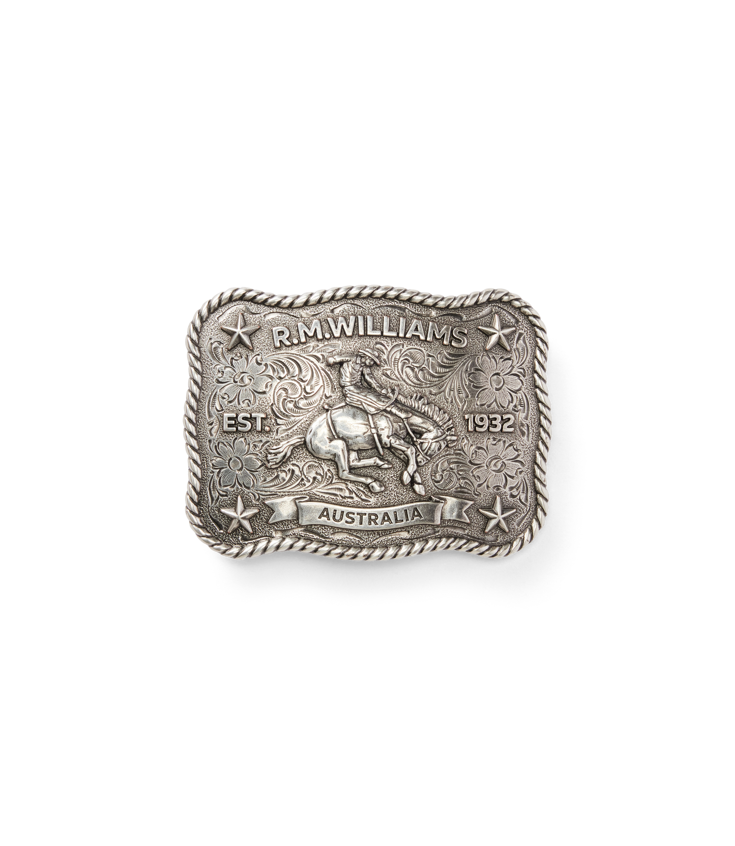 Cloudbuster Trophy Buckle - Antique Silver
