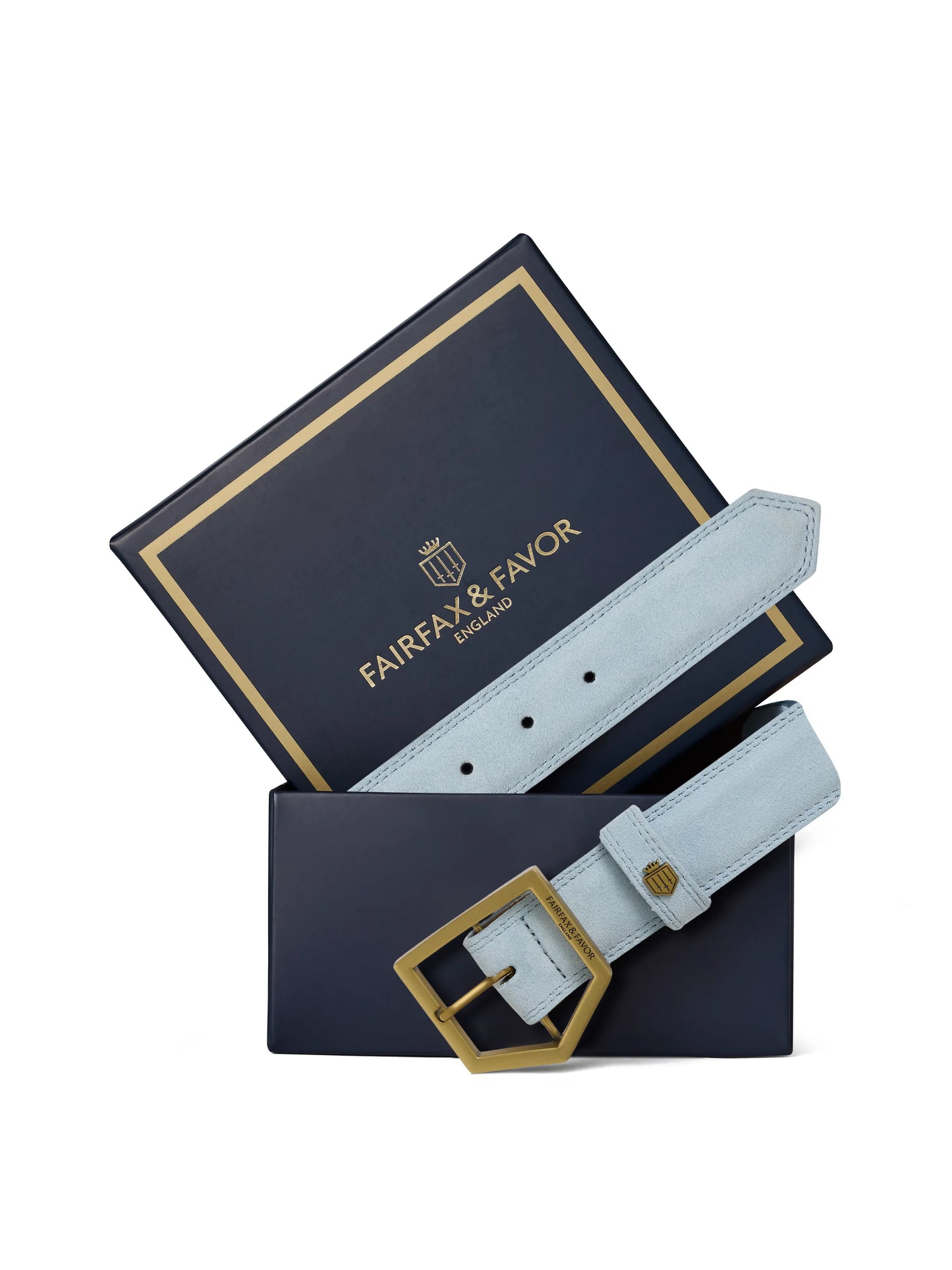 Felbrigg Belt - Sky Blue Suede