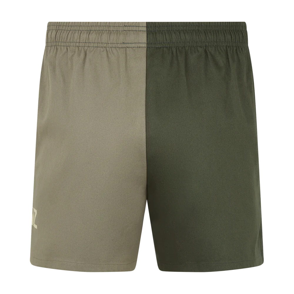 Unisex Backslider Shorts - Olive Multi