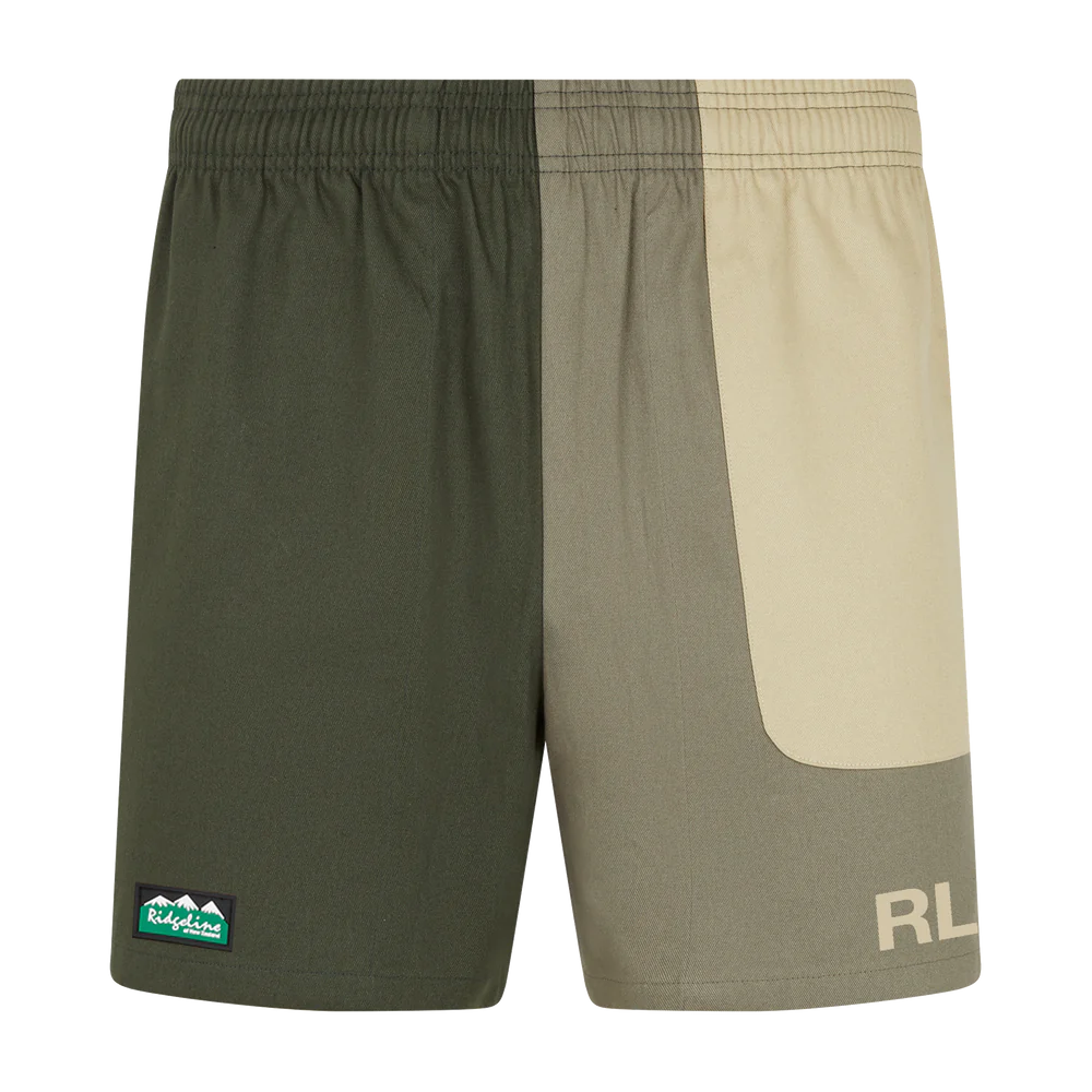 Unisex Backslider Shorts - Olive Multi