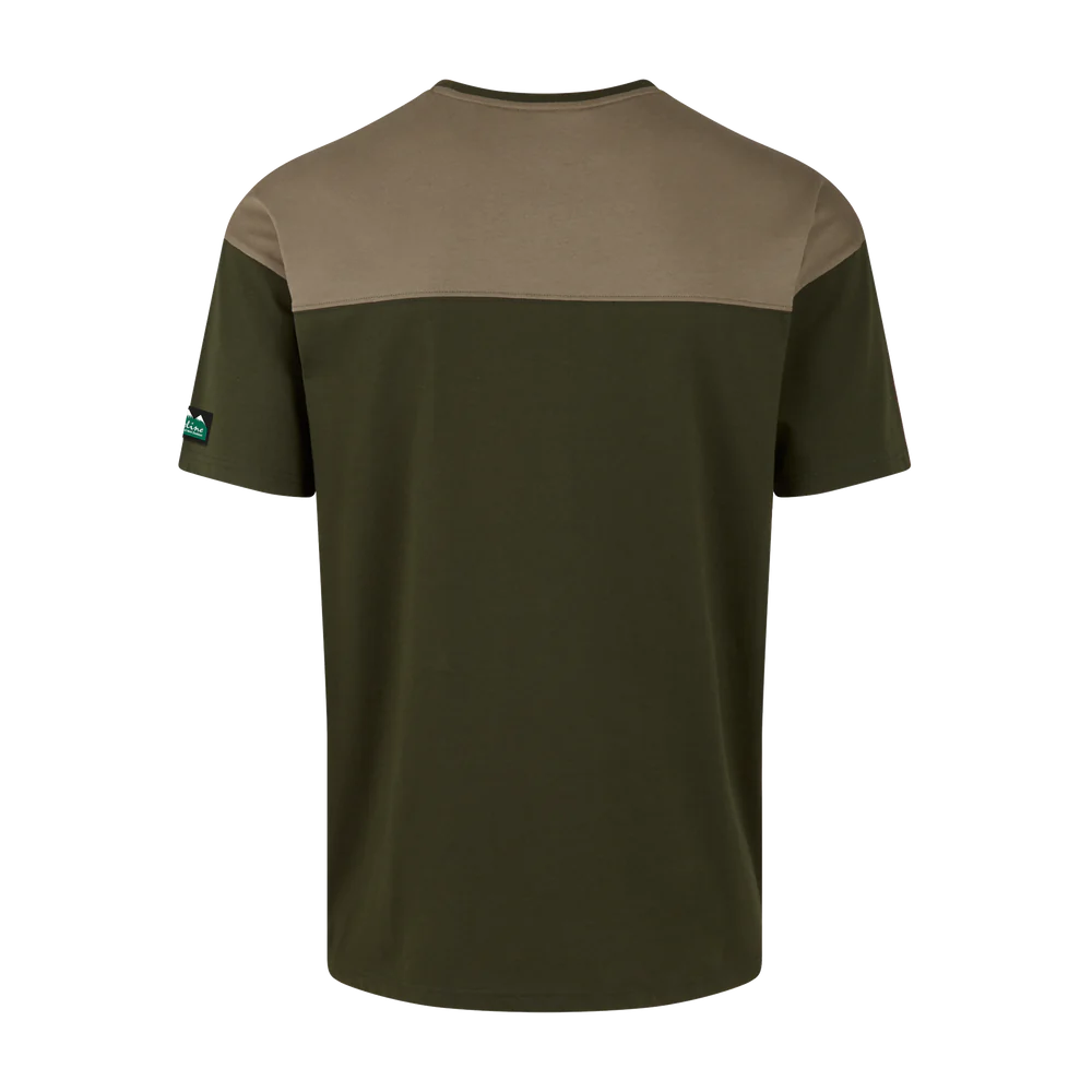 Unisex Backslider T-Shirt - Olive Multi