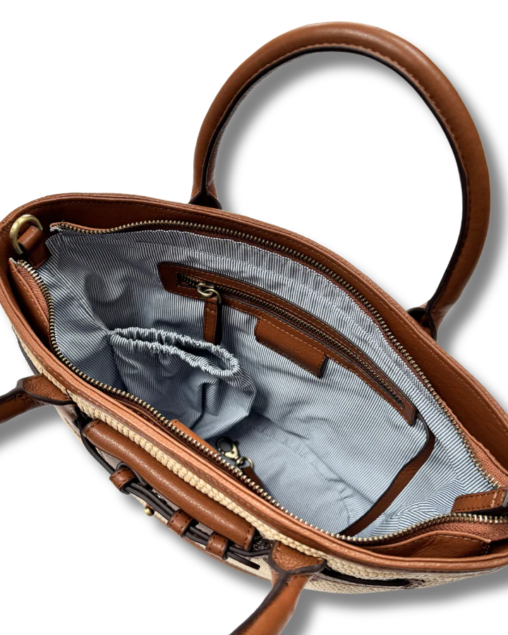 Bar Harbour Mini - Raffia & Tan