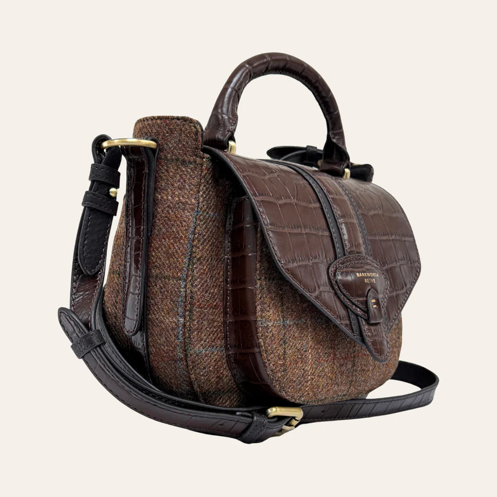 Belton Saddle Bag - Tweed