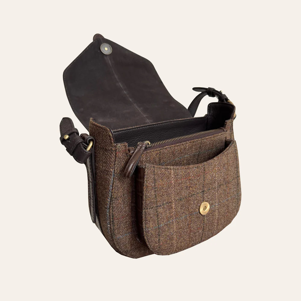 Belton Saddle Bag - Tweed