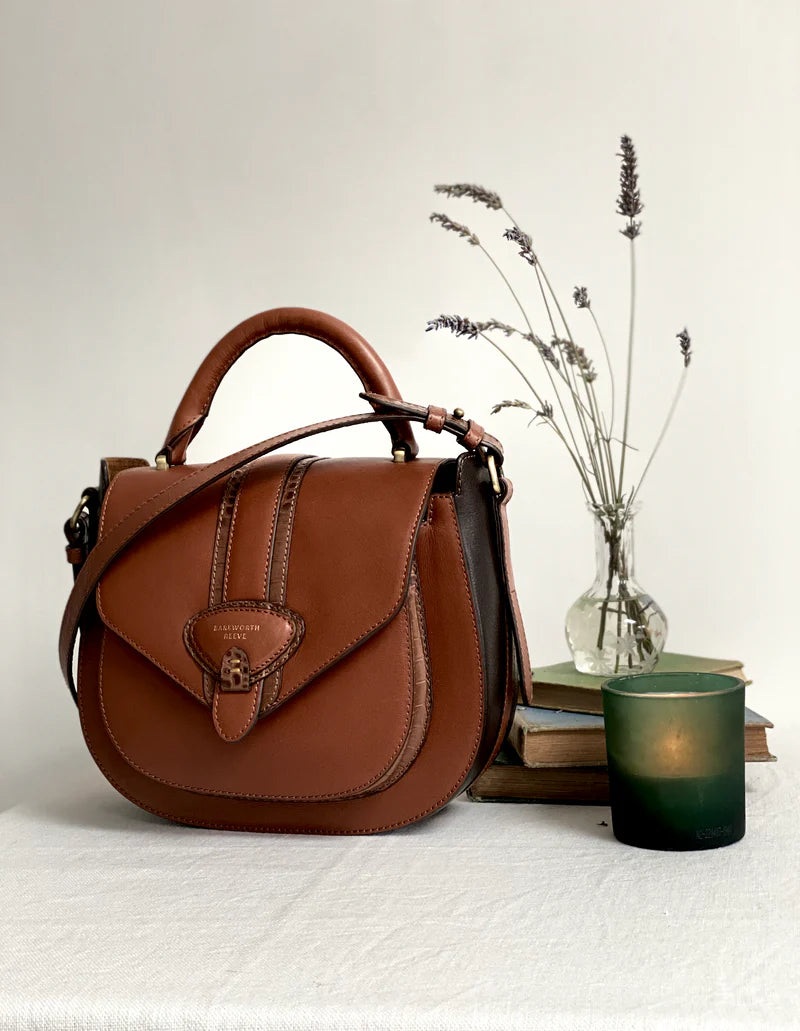 Belton Saddle Bag - Tan Leather