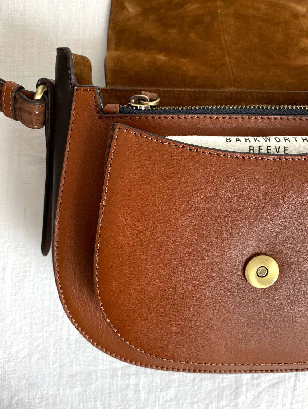 Belton Saddle Bag - Tan Leather