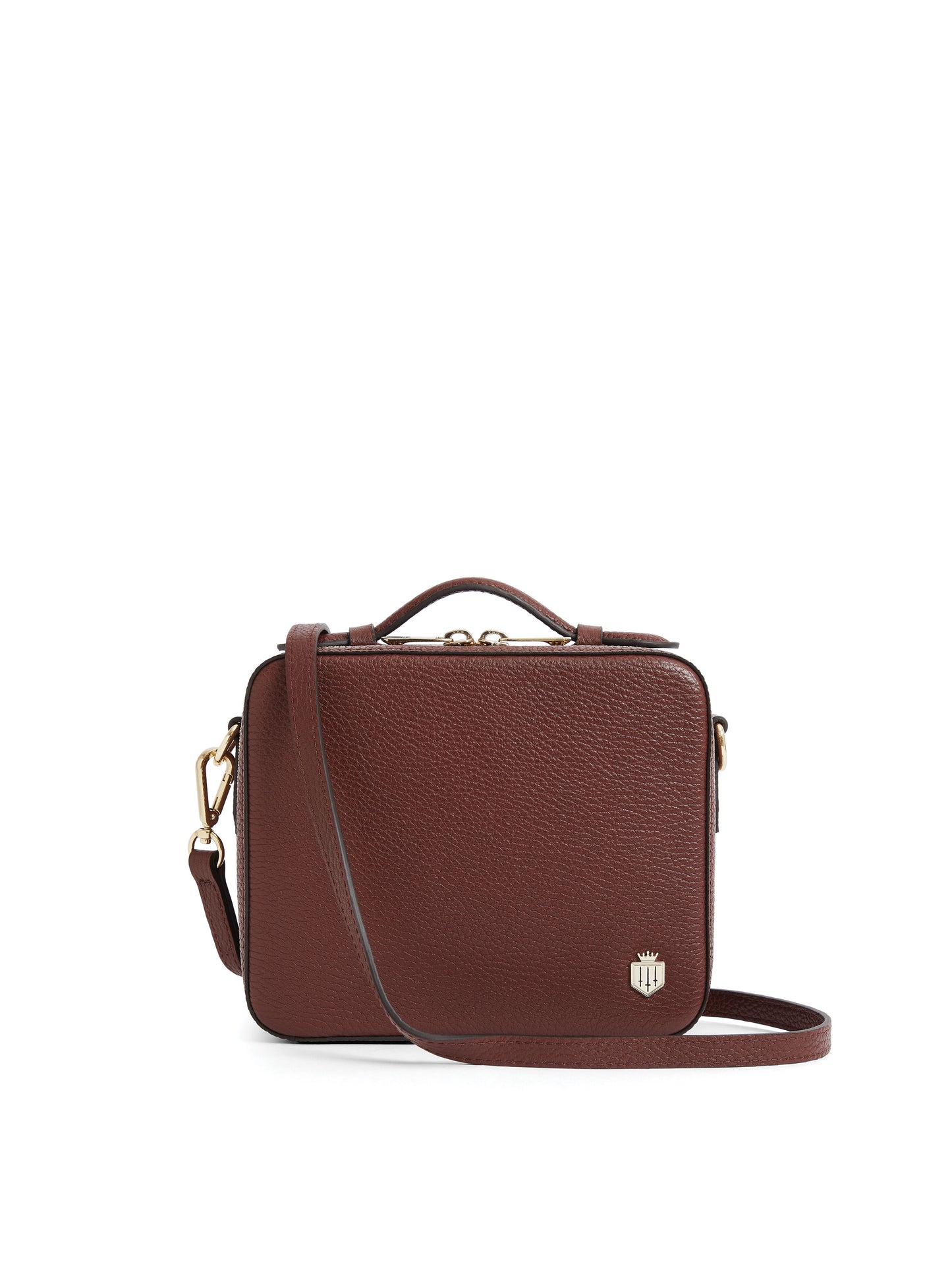 Buckingham Cross Body Bag - Burgundy Leather