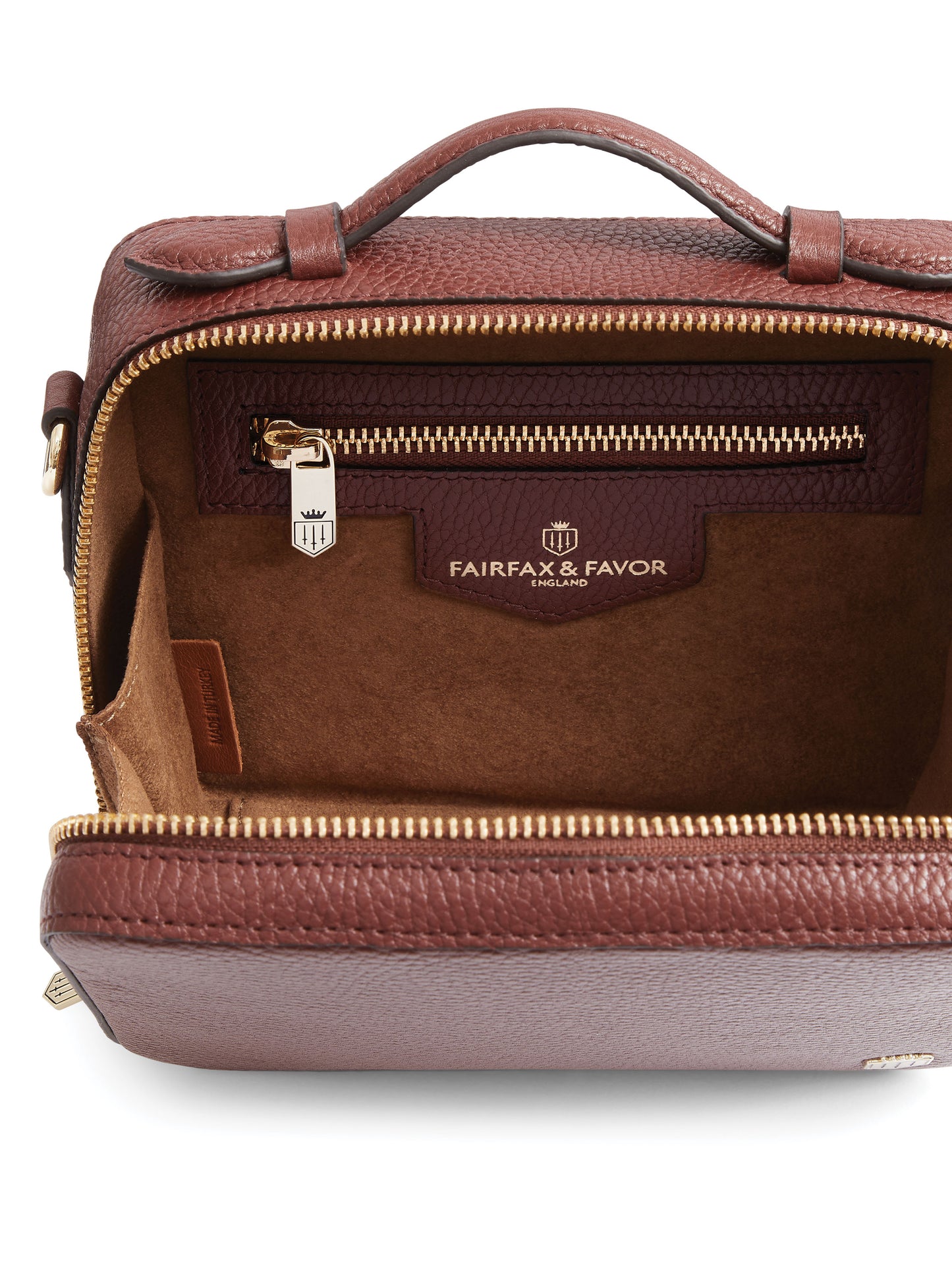 Buckingham Cross Body Bag - Burgundy Leather