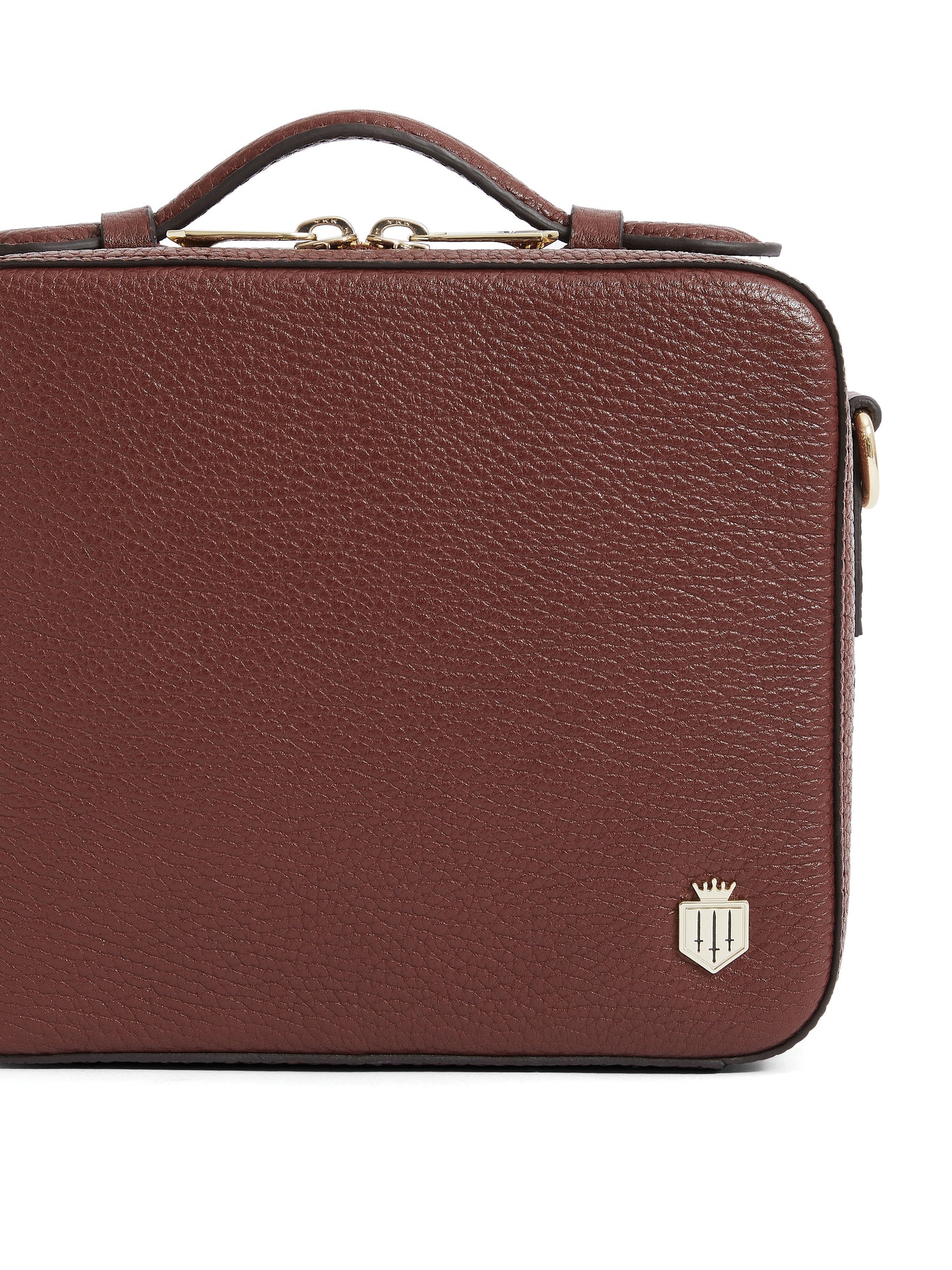 Buckingham Cross Body Bag - Burgundy Leather