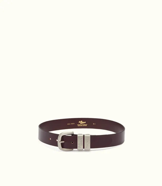 Drover Belt - Chestnut with Brushed Nickel Buckle