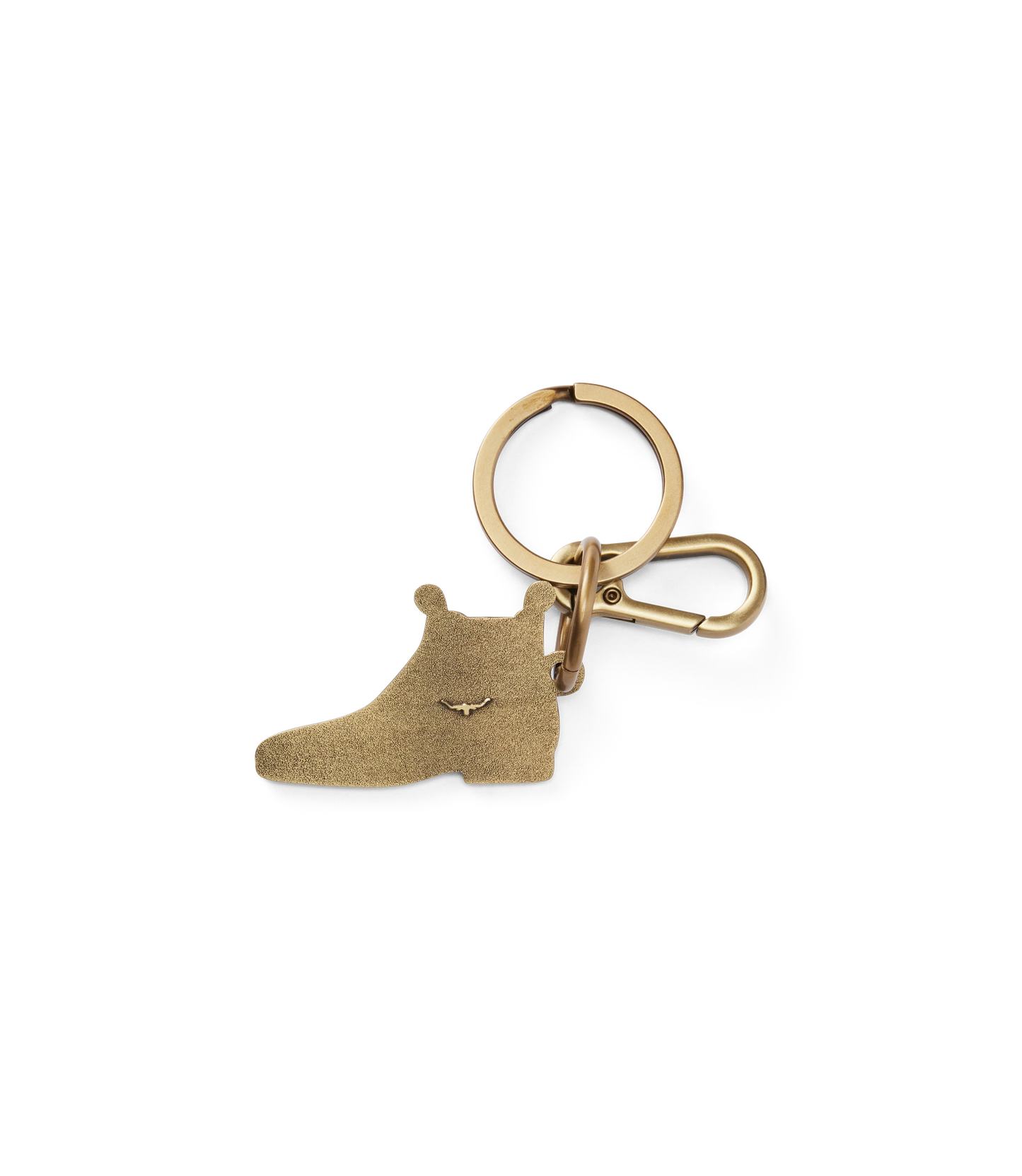 Boot Enamel Keyring - Chestnut