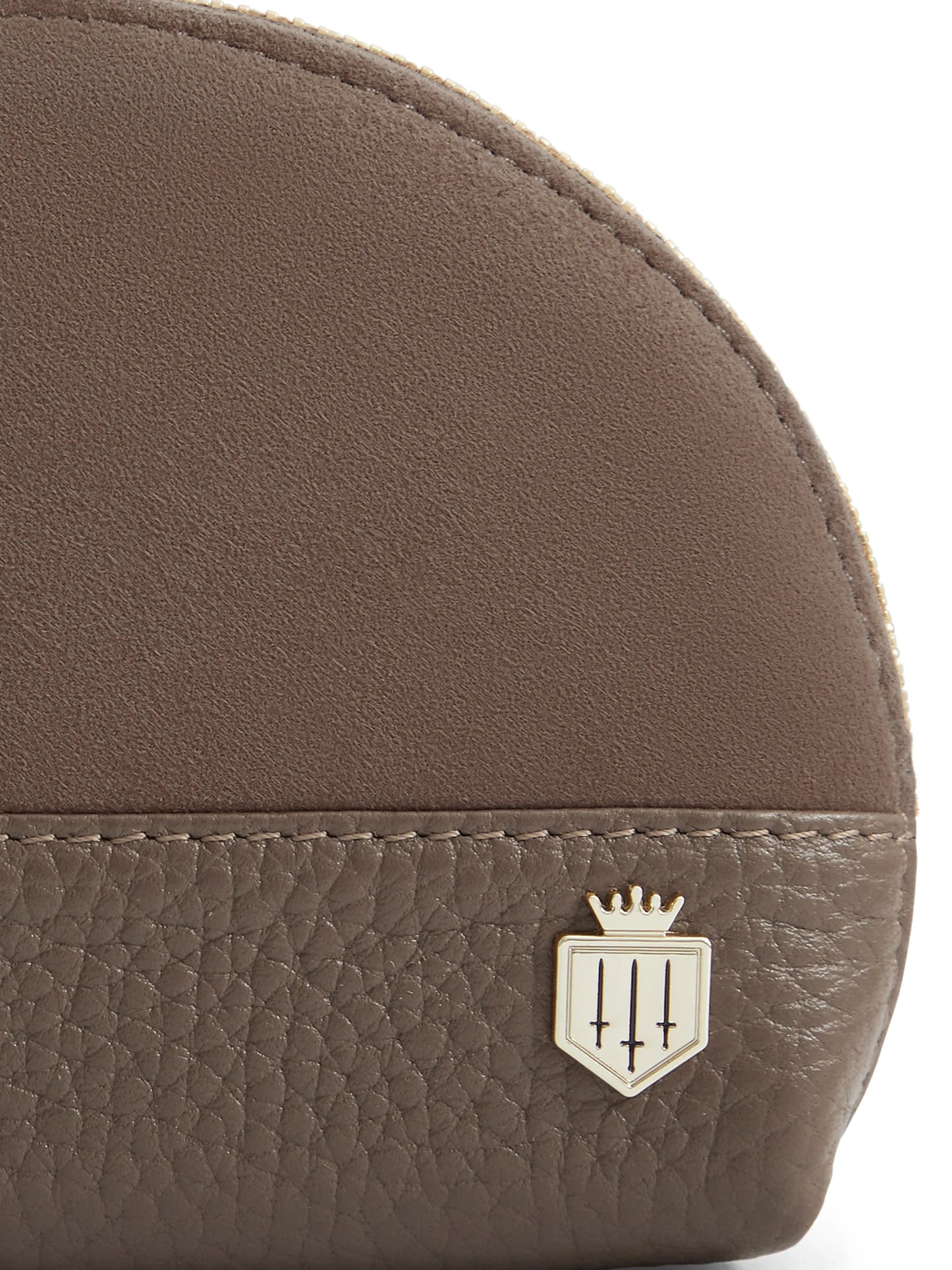 Chiltern Coin Purse Fog Suede