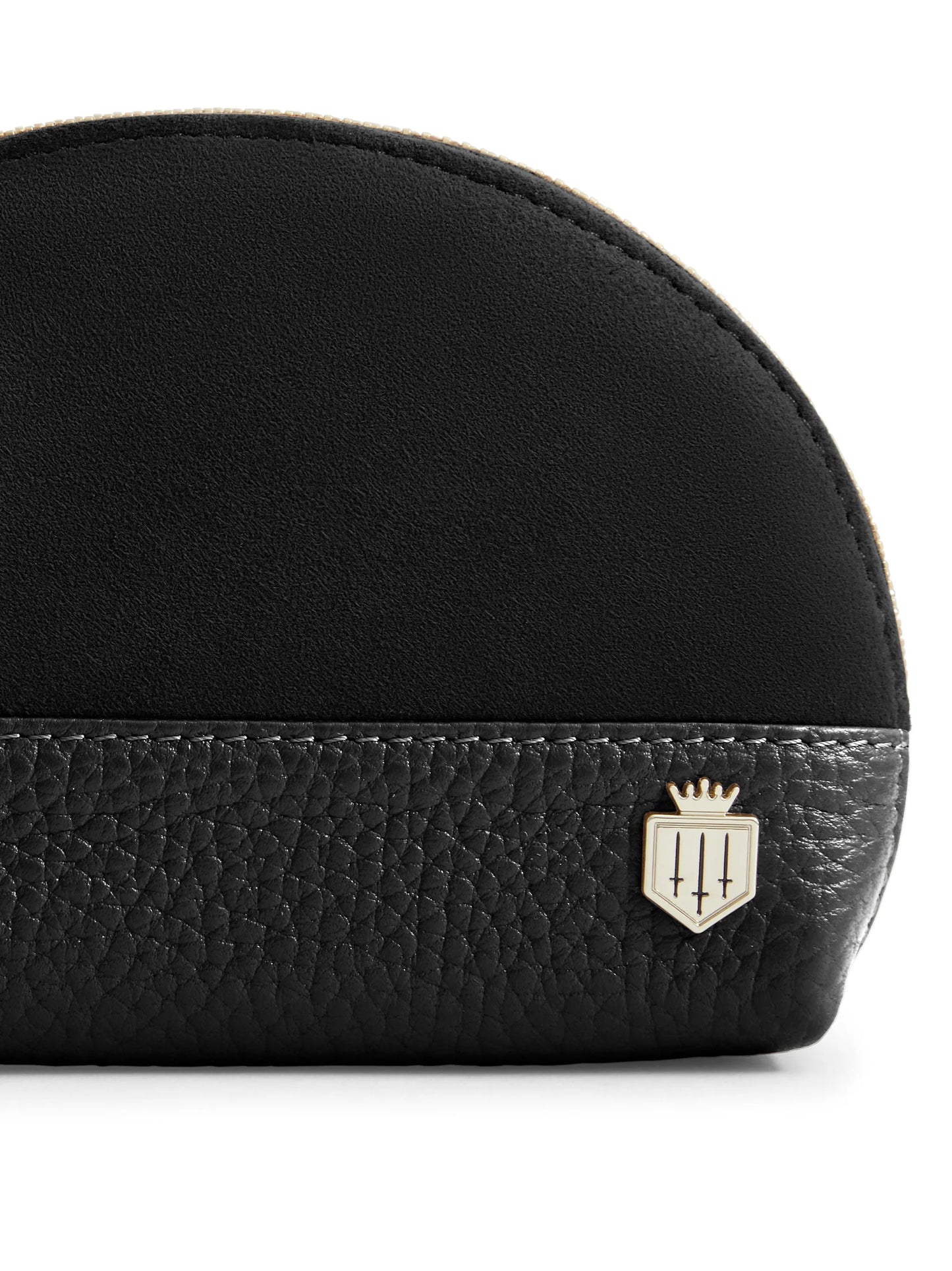 Chiltern Coin Purse - Black Suede
