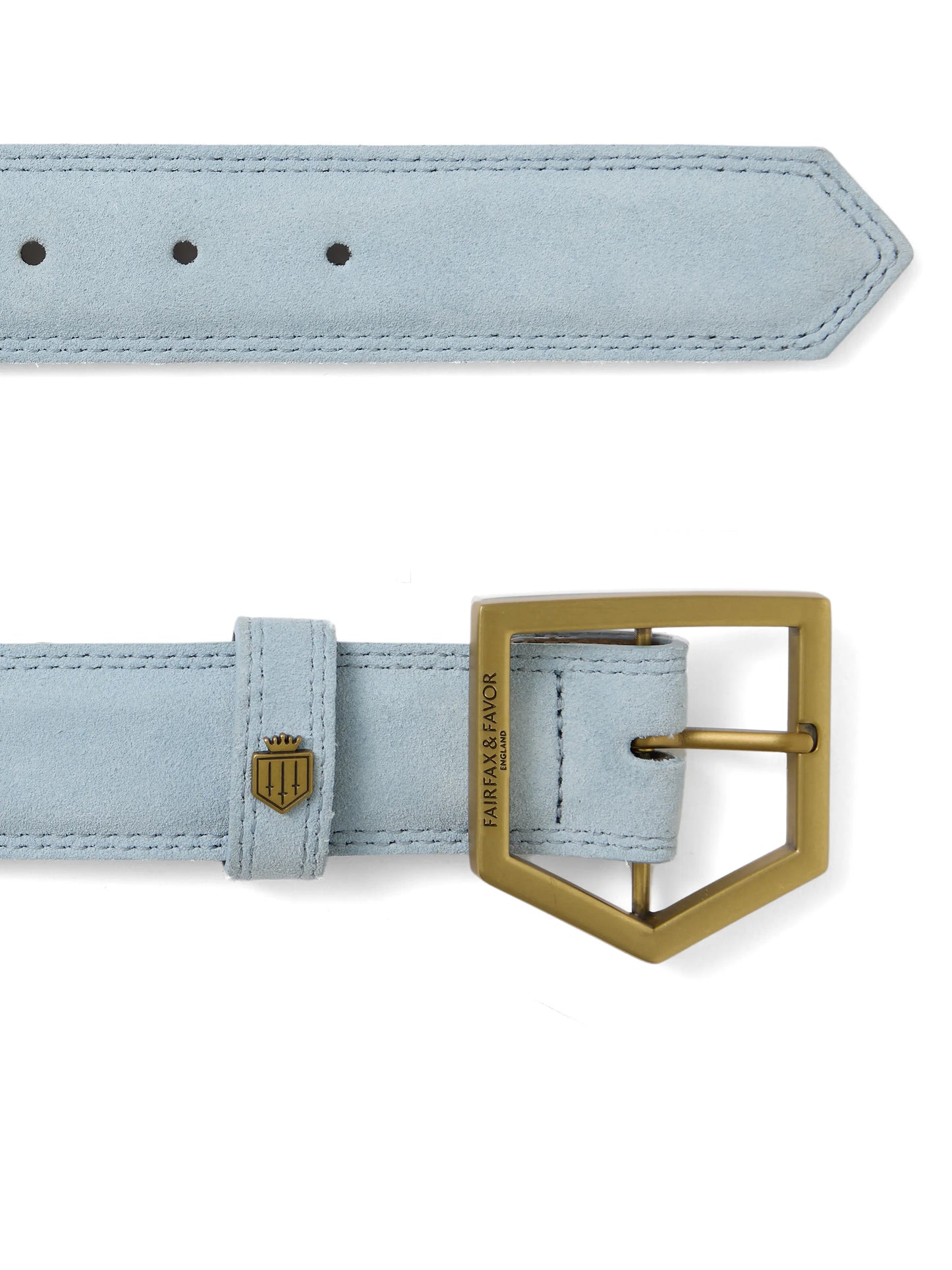Felbrigg Belt - Sky Blue Suede