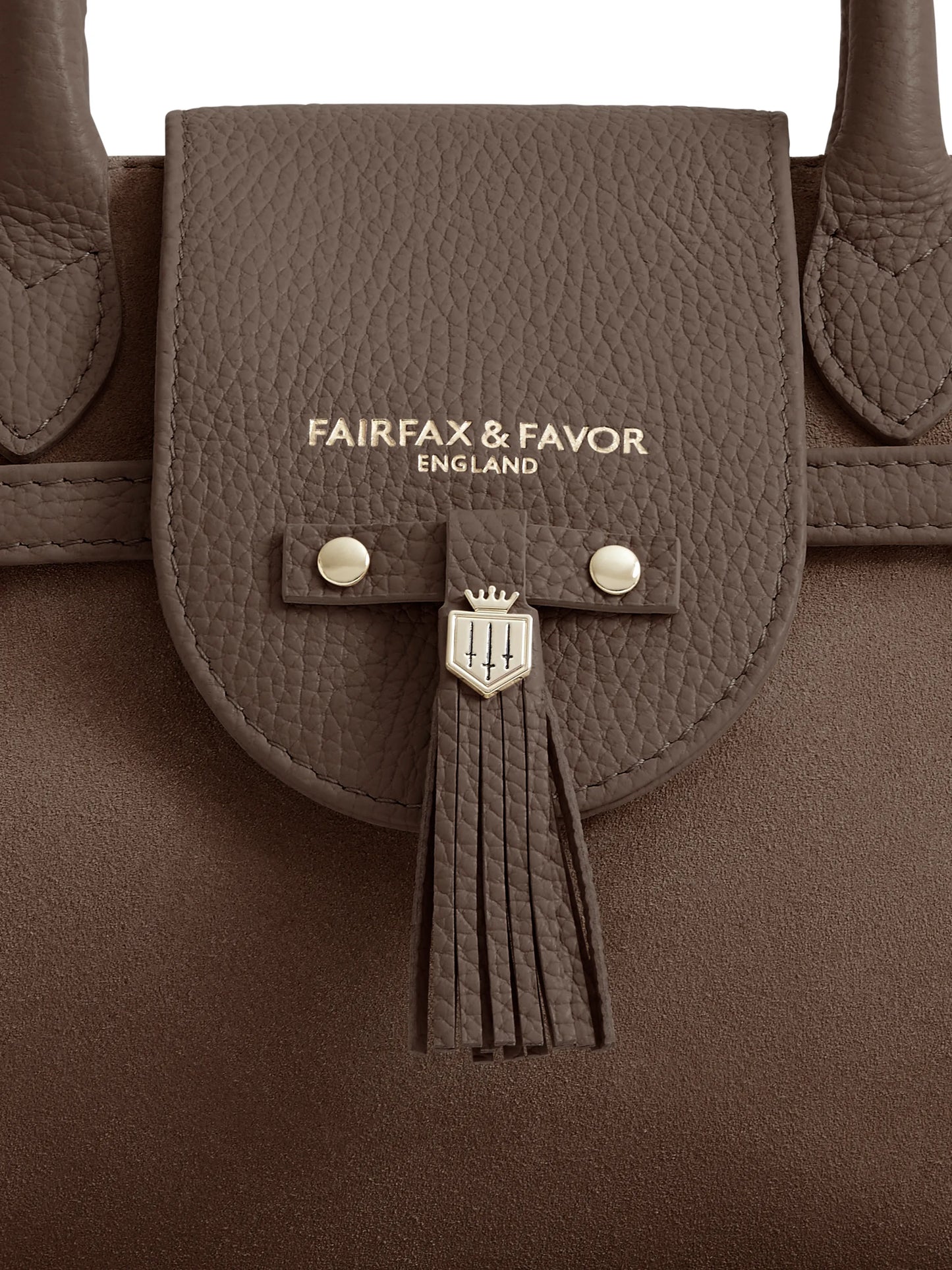 Mini Windsor Handbag - Fog Suede