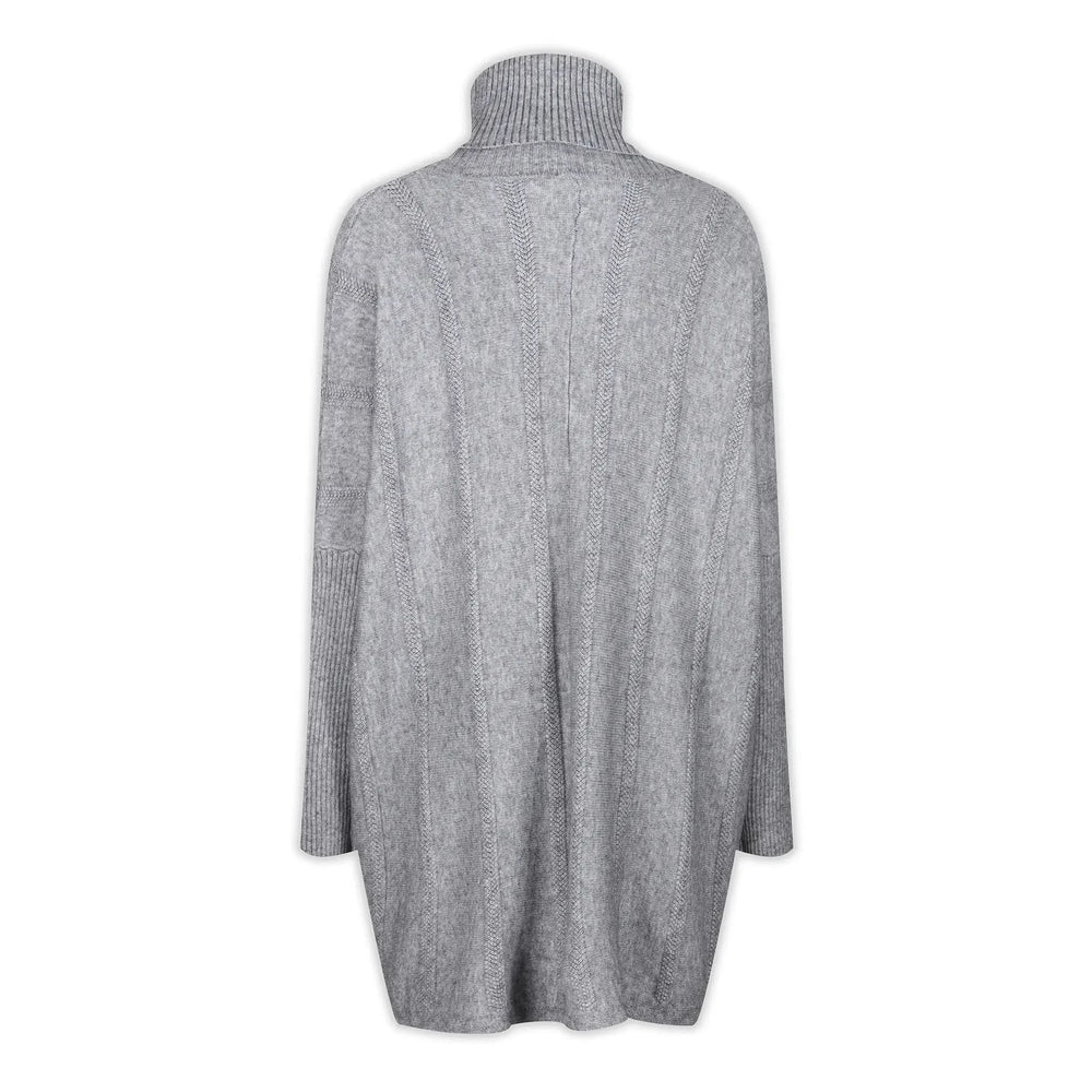 Cable Knit Jumper - Grey