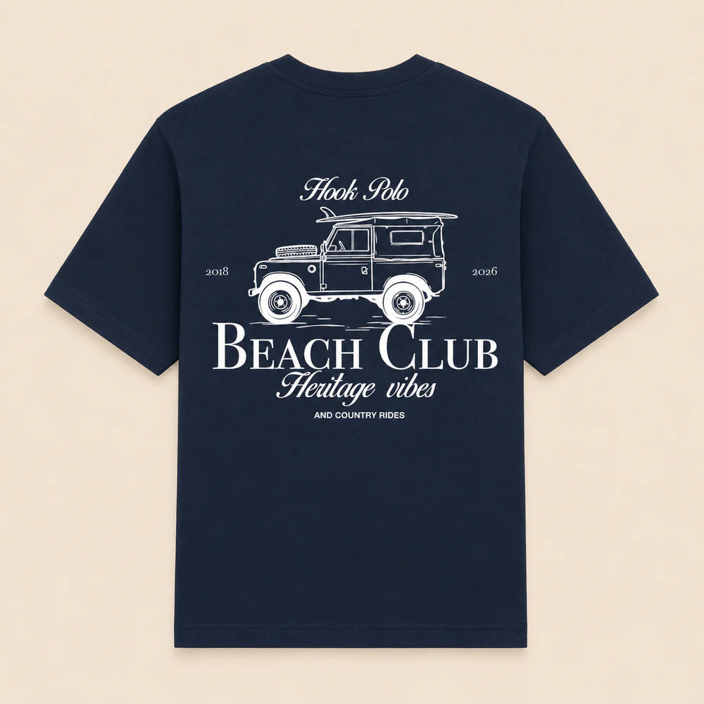 Landy Beach Club Tee - Navy